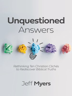 cover image of Unquestioned Answers